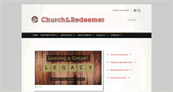 Desktop Screenshot of churchoftheredeemerll.org