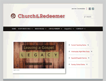 Tablet Screenshot of churchoftheredeemerll.org